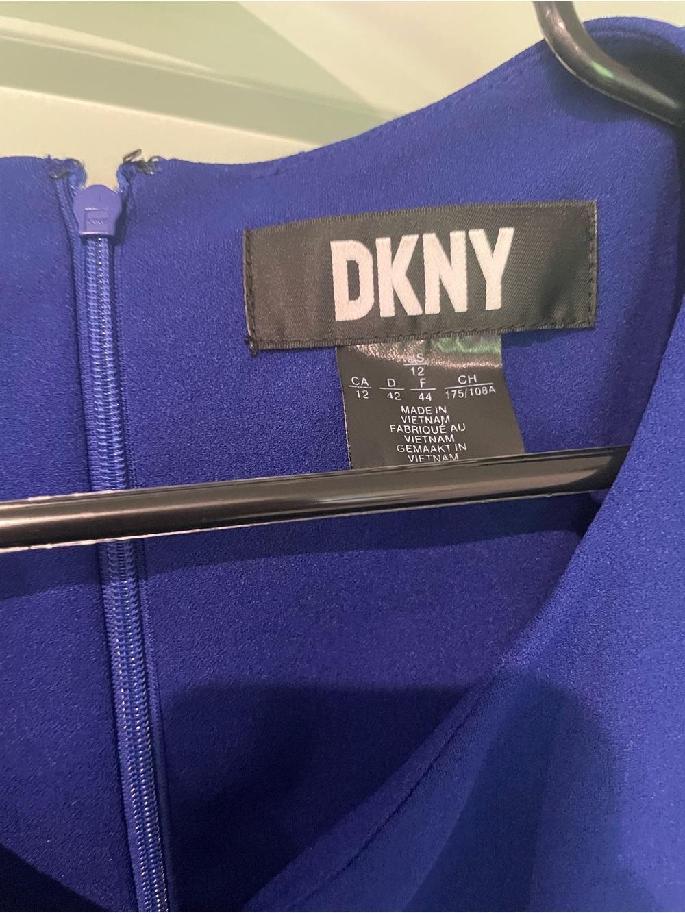 DKNY Royal Blue Midi Dress